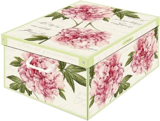 Pudełko dekoracyjne LAVATELLI kartonowe, Kwiaty, różowe, 24x39x50 cm Lavatelli