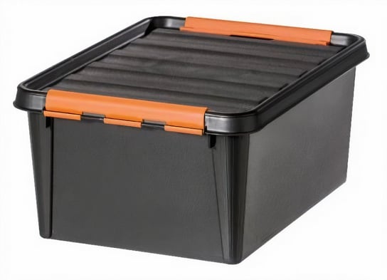 pudełko do przechowywania Pro 15 polipropylenowe 14 litrów czarne TWM