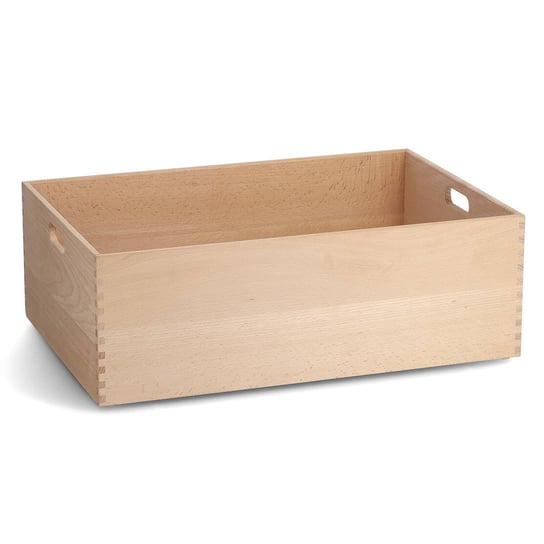 Pudełko do przechowywania z drewna bukowego, 60 x 40 x 21 cm Zeller