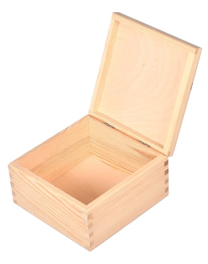 Pudełko drewniane kwadratowe 16x16x9 cm skrzynkizdrewna