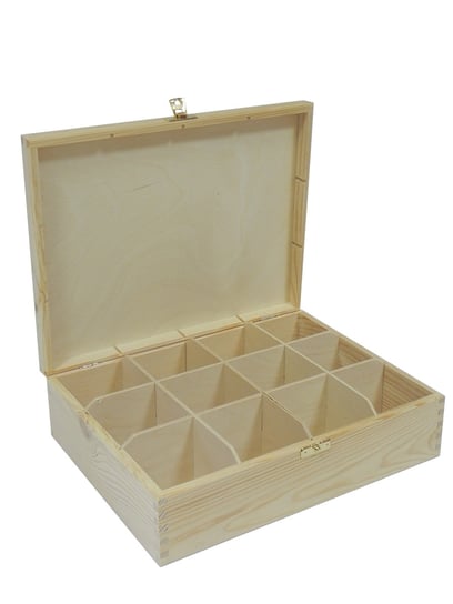 Pudełko Drewniane Na Herbaty 12 Ozdobne Siima
