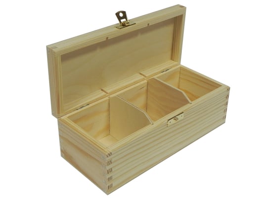 Pudełko Drewniane Na Herbaty 3 Ozdobne Dekoracyjne Siima