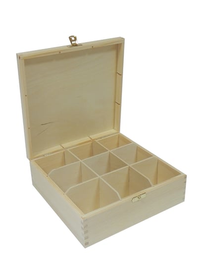 Pudełko Drewniane Na Herbaty 9 Ozdobne Dekoracyjne Siima