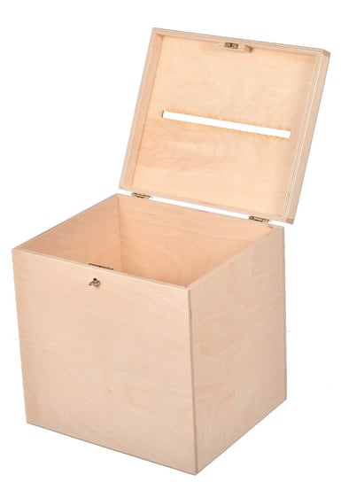 Pudełko drewniane na koperty duże Ślub Wesele skrzynkizdrewna