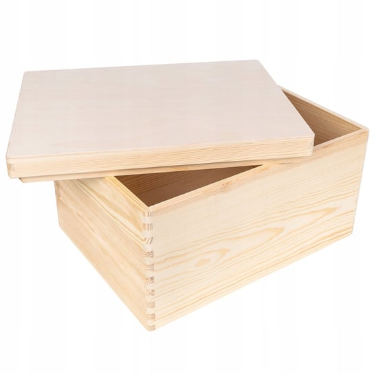 Pudełko drewniane skrzynka z pokrywą 40x30x22 cm Inna marka