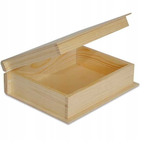 Pudełko Drewniane W Kształcie Książki 24X19X7,5 Cm Creative Deco