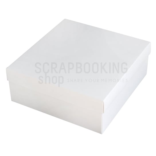 Pudełko Eco-Scrapbooking - BIAŁE 22x21x8,5 Eco-scrapbooking