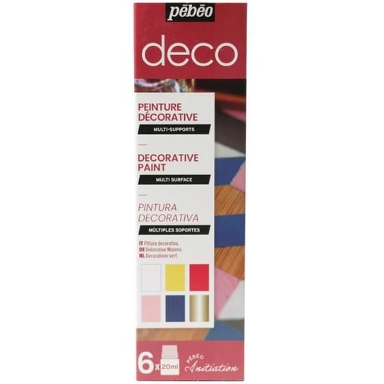 Pudełko inicjacyjne Pébéo - Farba dekoracyjna - 6 x 20 ml Inna marka