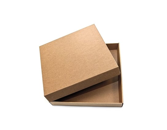 Pudełko karbowane wieczkowe, 320x320x55 mm Neopak