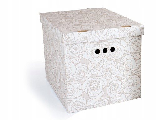 Pudełko kartonowe ozdobne dekoracyjne do szafy Róża XL Inna marka