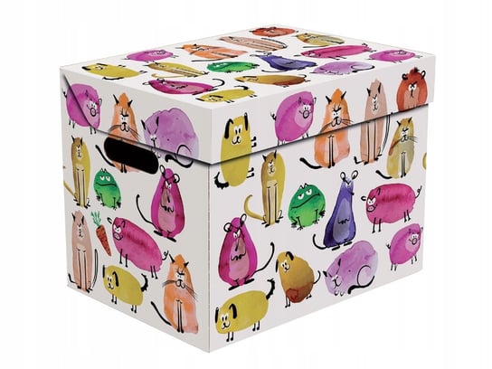Pudełko kartonowe ozdobne dekoracyjne na ubrania Zwierzaki Inna marka