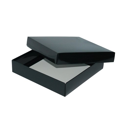 Pudełko laminowane, 180x180x40mm, czarne Neopak