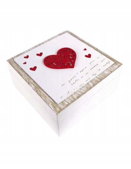 Pudełko na biżuterię szkatułka 12x12cm Love Box ZEP ITALIA