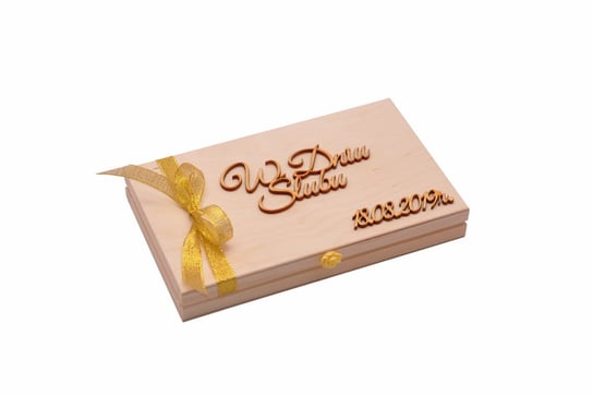 Pudełko na czekoladę banknoty prezent na ślub. Zabawki Sensoryczne