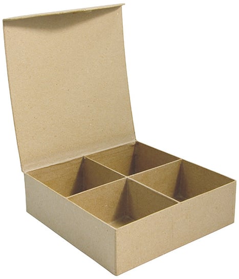 Pudełko Na Magnes Z 4 Przegródkami 21 X 20,5 X 6,3Cm. Bt005, Decopatch Inny producent
