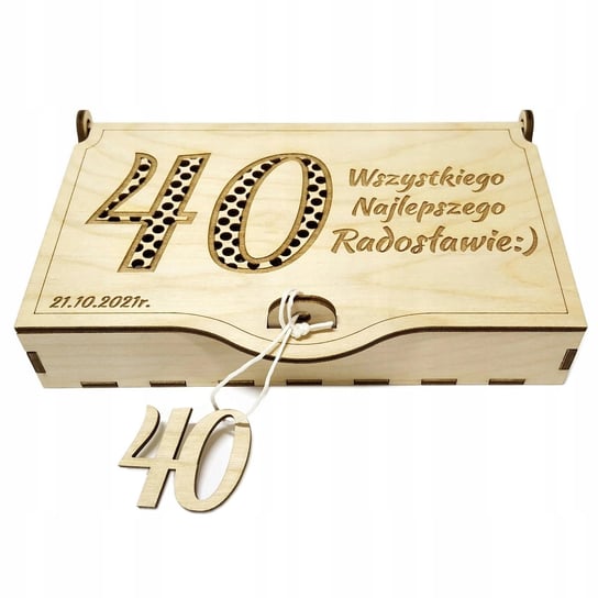 Pudełko na pieniądze 40stka 40 50 urodziny prezent Inna marka