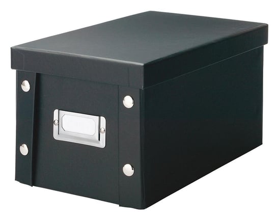 Pudełko na płyty CD ZELLER, czarne, 15x28x16,5 cm Zeller