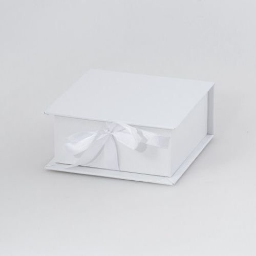 Pudełko na zdjęcia, 10x10 EMPIK FOTO, białe, 12x12 cm Empik Foto