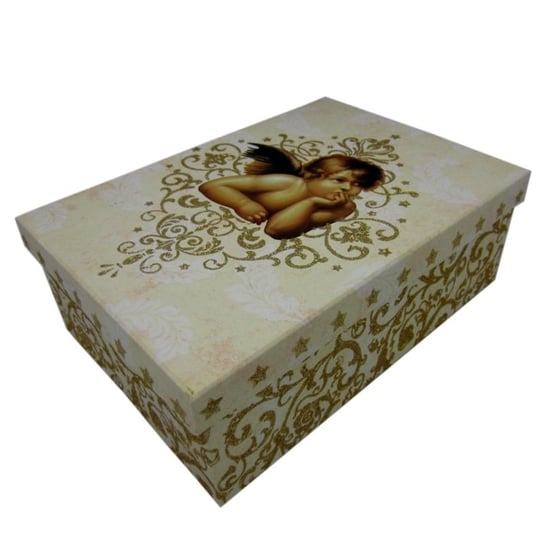 Pudełko ozdobne, Anioły 26x18x9,5 cm Empik