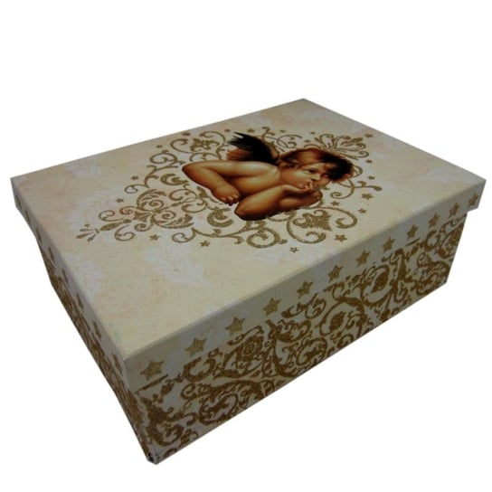 Pudełko ozdobne, Anioły, 28x20x10,5 cm Empik
