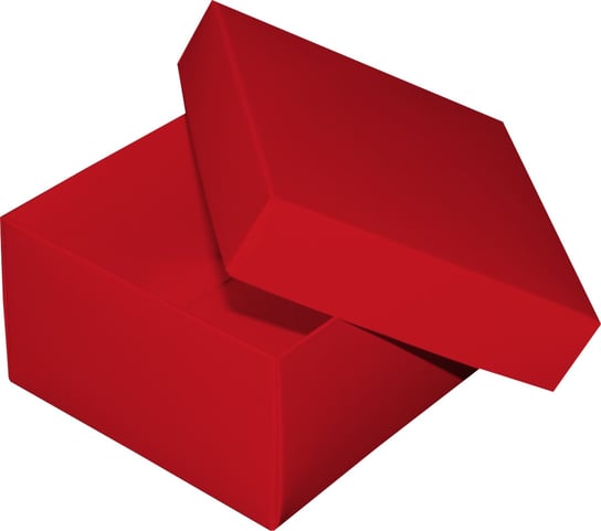 Pudełko Ozdobne Czerwone 12 X 12 X 7 Cm AWIH ZBIGNIEW ZIELIŃSKI