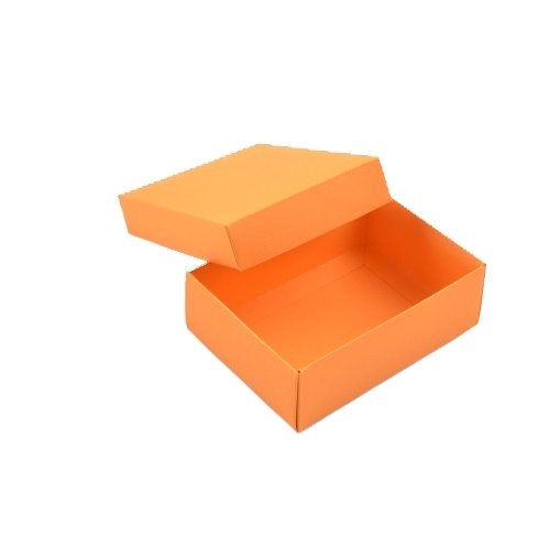 Pudełko ozdobne, L, pomarańczowe Neopak