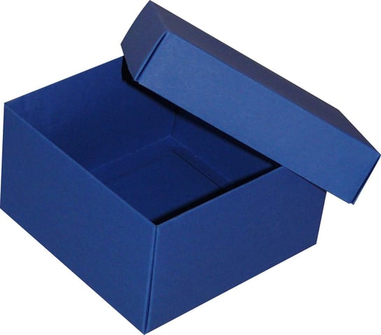 Pudełko ozdobne, niebieskie, 12x12x7 cm AWIH