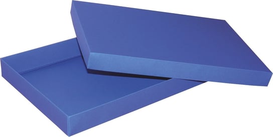 Pudełko ozdobne, niebieskie, 35x24x4 cm AWIH