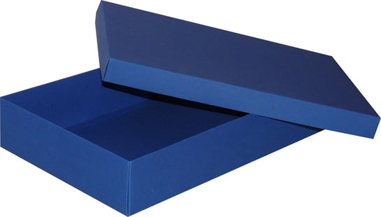 Pudełko ozdobne, niebieskie, 35x24x7 cm AWIH