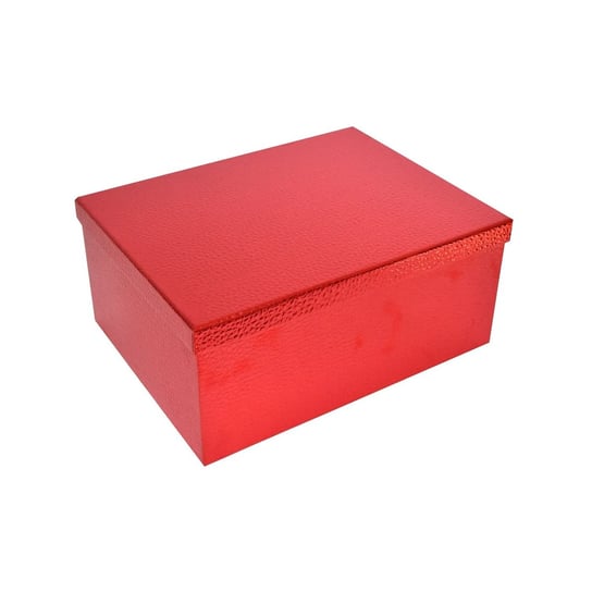 Pudełko ozdobne prostokątne 11101006 - czerwone-P1-10, 19*13*7.5cm Inna marka