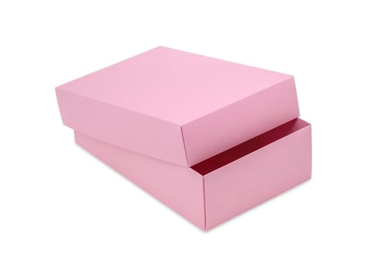 Pudełko ozdobne, różowe pudrowe, 186x130x60 mm Neopak