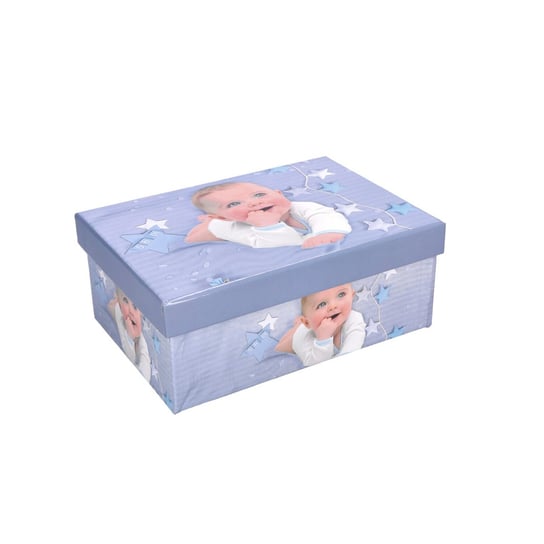 Pudełko ozdobne z nadrukiem dziecka 21x15x8,5cm ABC