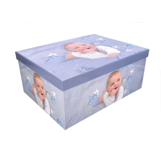 Pudełko ozdobne z nadrukiem dziecka 35x27x15,5cm ABC