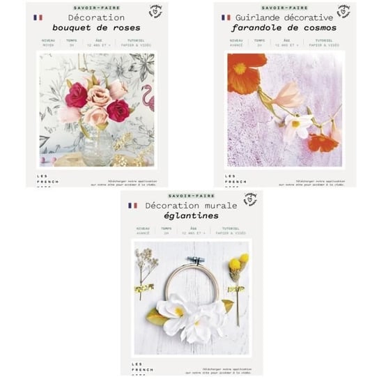 Pudełko papierowe DIY - Ślub - Kompletne dekoracje kwiatowe Youdoit