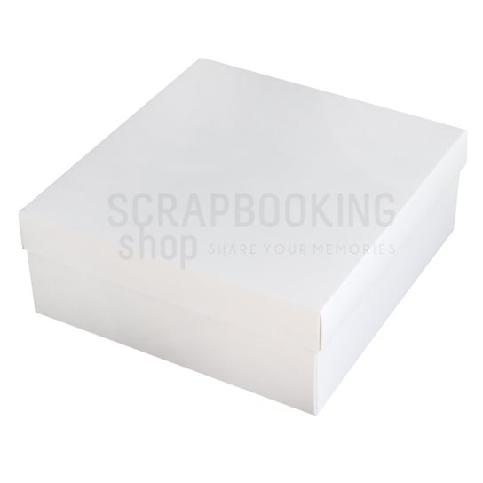 Pudełko pełne Eco-Scrapbooking - BIAŁE 18x17x8 Eco-scrapbooking