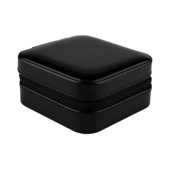 Pudełko podróżne 10x10 cm - Czarne Inna marka