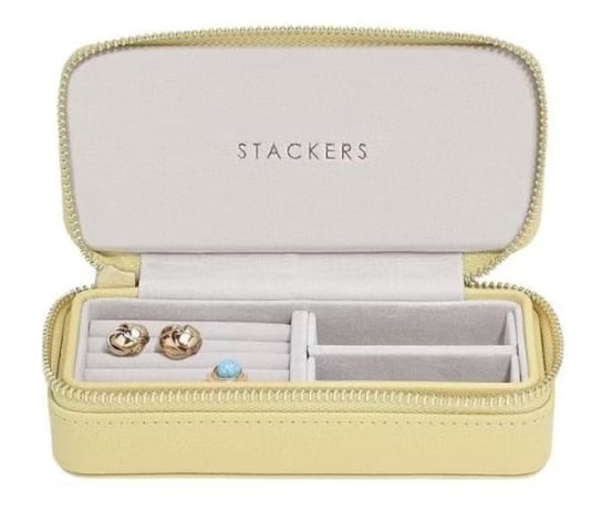 Pudełko podróżne na biżuterię M (żółte) Travel Stackers Stackers