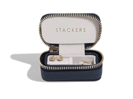 Pudełko podróżne na biżuterię Mini (granatowe) Travel Stackers Stackers