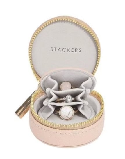Pudełko podróżne na biżuterię (różowe) Oyster Mini Stackers Stackers