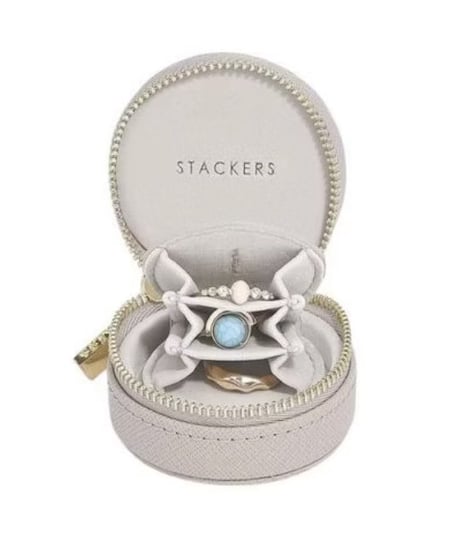 Pudełko podróżne na biżuterię (taupe) Oyster Mini Stackers Stackers