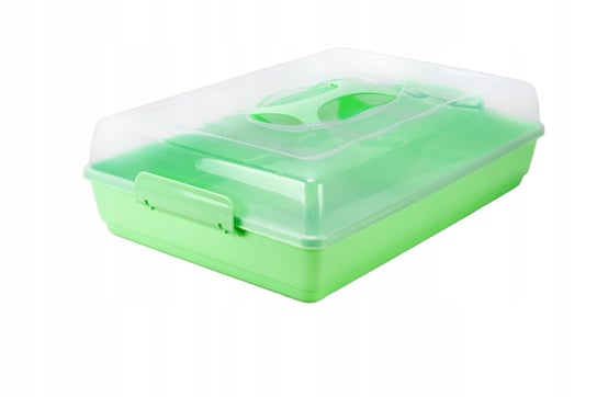 Pudełko Pojemnik Na Ciasto Zamykany Plastikowy KADAX