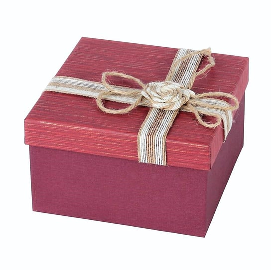 Pudełko prezentowe 17 x 17 x 10 cm RED VILLA ITALIA VILLA ITALIA
