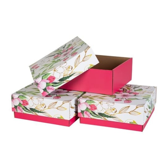 Pudełko prezentowe kwiaty fuksja 5 szt / Paxit Inna marka