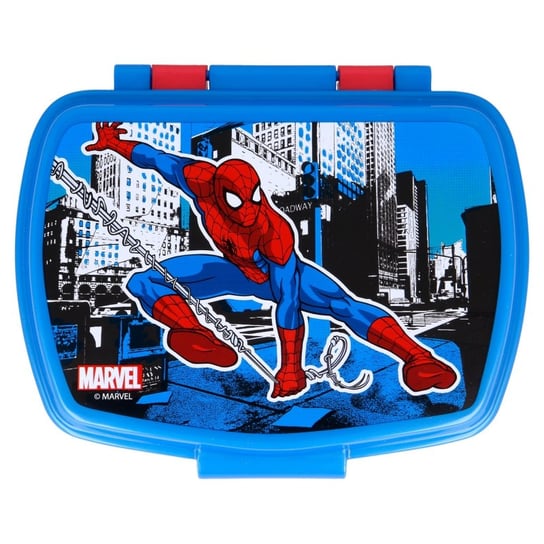 Pudełko śniadaniowe lunchbox Spider-Man czerwone - Marvel Storline