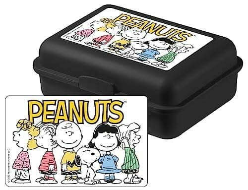 Pudełko Śniadaniowe Snoopy – Familiy – Czarne, Pudełko Na Lunch Śniadaniówka Z Przegrodą – United Labels The Peanuts. United Labels