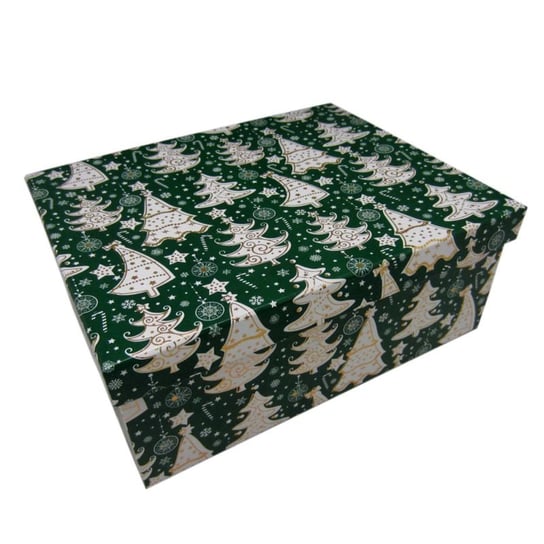 Pudełko świąteczne, zielone, L, Magic Christmas Time Empik