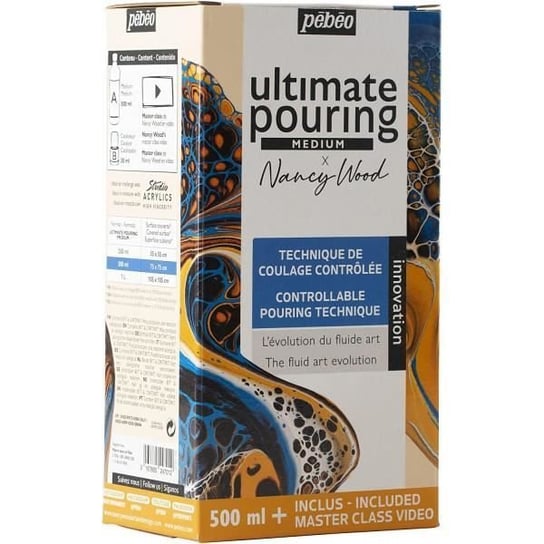Pudełko - Ultimate Pouring Medium - Pébéo x Nancy Wood - 500 ml PEBEO