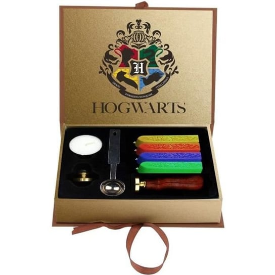 Pudełko z pieczęcią woskową Harry'ego Pottera z 4 laskami wosku i akcesoriami D'arpeje