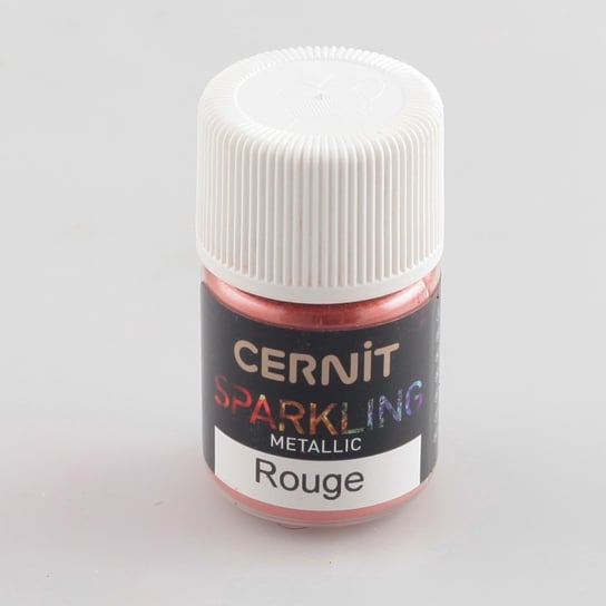 Puder metalizujący, czerwony, 3 g Cernit