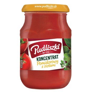 Pudliszki koncentrat pomidorowy 30% z bazylią 200g Inna marka